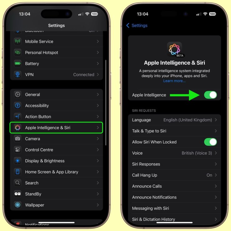 Как отключить Apple Intelligence. ИИ от Apple отключается одним тумблером. Изображение: macrumors.com. Как отключить Apple Intelligence. ИИ от Apple отключается одним тумблером. Изображение: macrumors.com. Фото.