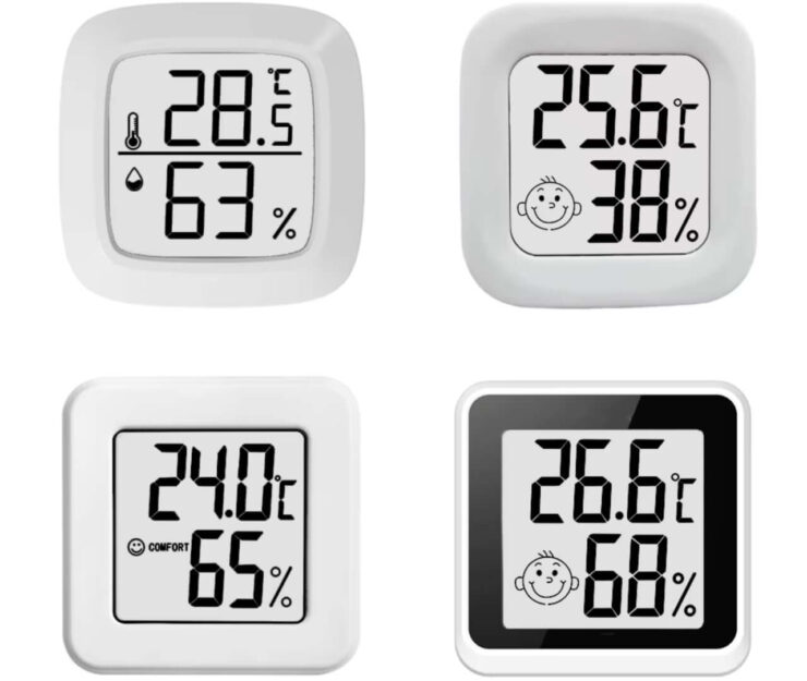 Мини термометр-гигрометр. Это не умный термометр-гигрометр. Но зато стоит дешево. Мини термометр-гигрометр. Это не умный термометр-гигрометр. Но зато стоит дешево. Фото.