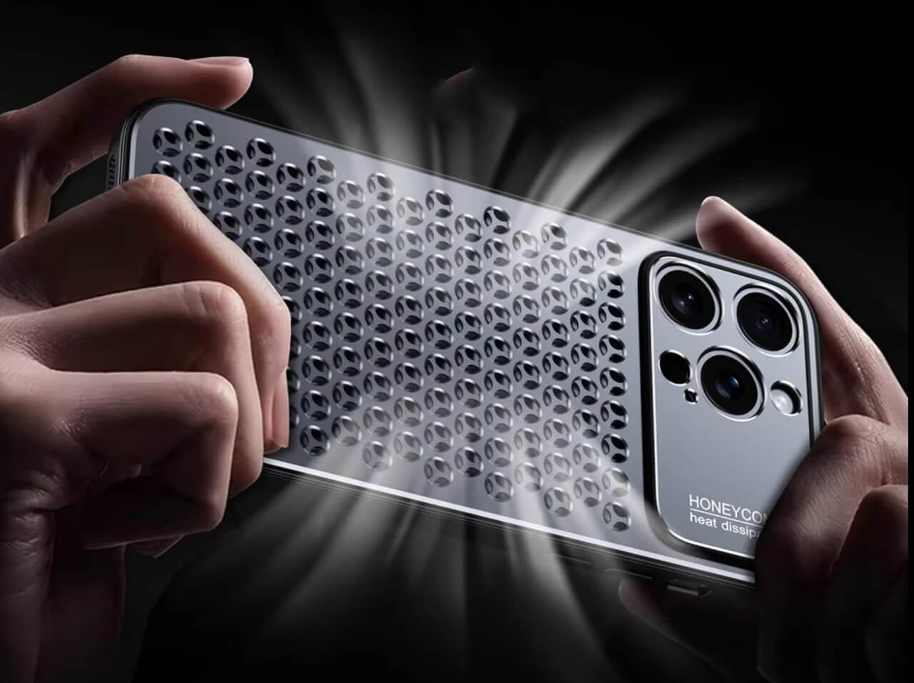 Металлический чехол для iPhone. Пожалуй, это самый стильный чехол из всех, что я видел. Фото.