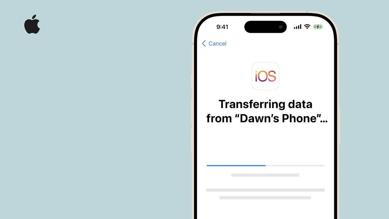Как лучше перенести данные на новый Айфон. Перенос данных с помощью приложения «Перенос на iOS» зачастую занимает много времени. Изображение: youtube.com. Фото.