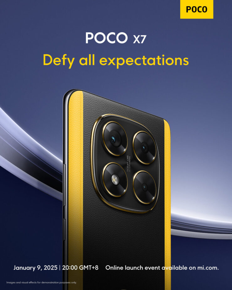Дата выхода POCO X7. Ждать выхода новых POCO осталось совсем недолго. Фото.