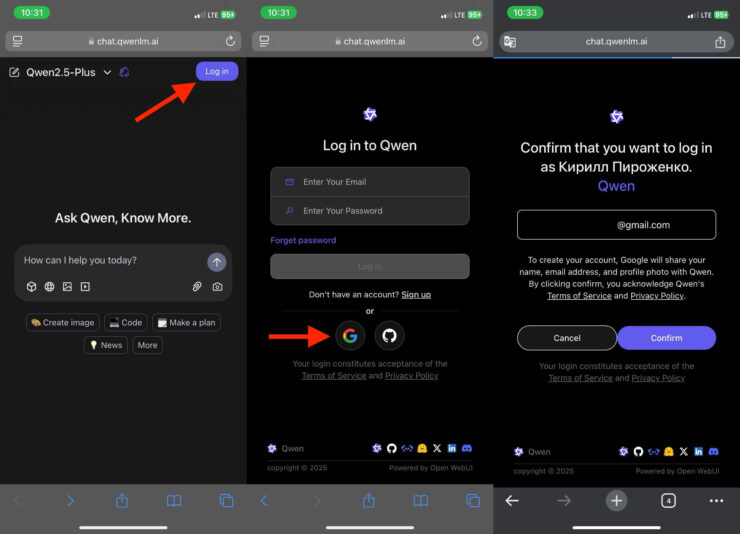 Бесплатная нейросеть на русском. Авторизуйтесь с помощью Google и не тратьте время на регистрацию. Фото.