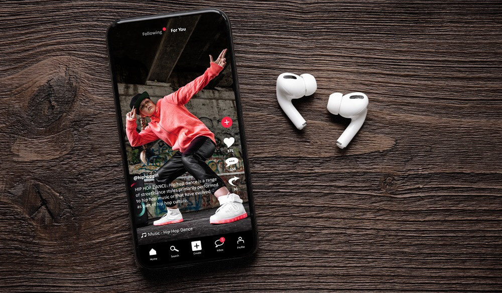 Тик Ток через браузер — как пользоваться веб-версией. Фото.