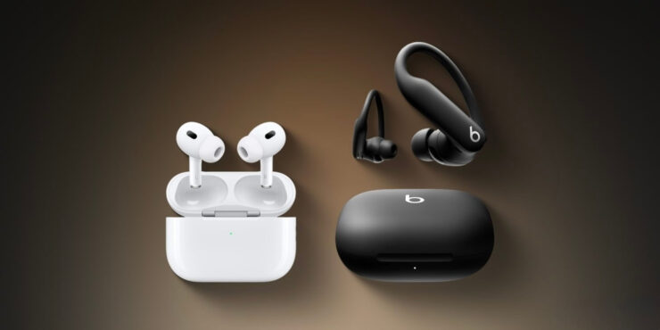 Powerbeats Pro 2 дадут больше возможностей по сравнению с AirPods Pro 2. Изображение: 9to5mac.com. Фото.
