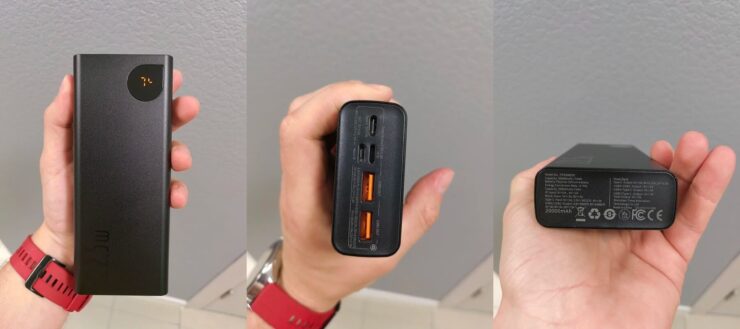 Повербанк на 20 000 мАч. С таким внешним аккумулятором вы всегда сможете зарядить вашу технику. Повербанк на 20 000 мАч. С таким внешним аккумулятором вы всегда сможете зарядить вашу технику. Фото.