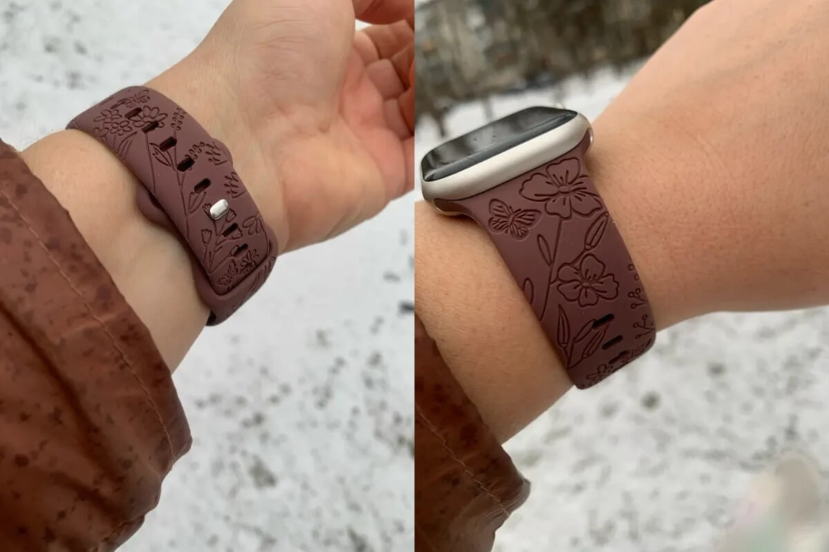 Силиконовый ремешок для Apple Watch. Главное, поддерживайте ремешок в чистоте. Изображение: aliexpress.ru. Фото.