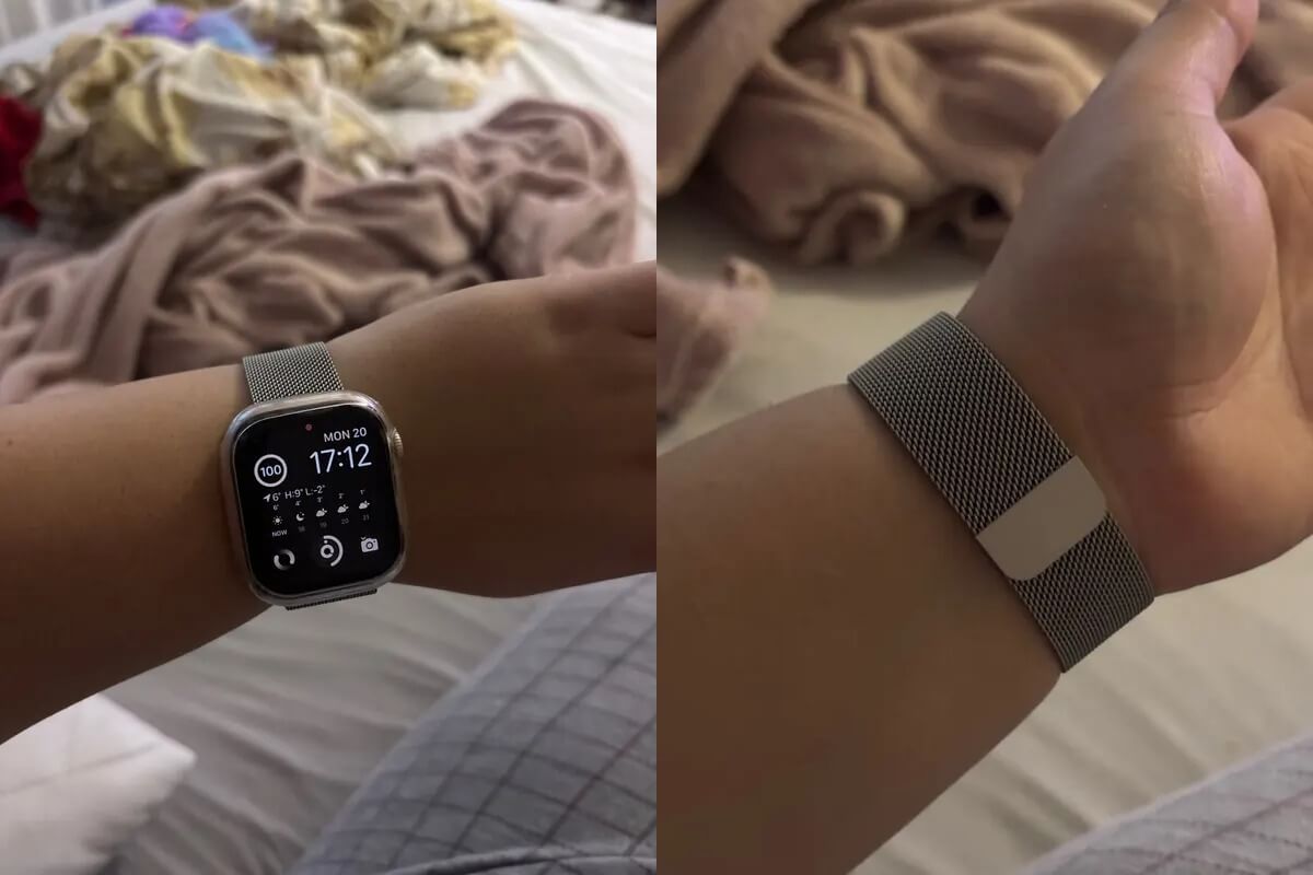 Браслет для Apple Watch. Миланское плетение — это уже классика браслетов для Apple Watch. Изображение: aliexpress.ru. Фото.