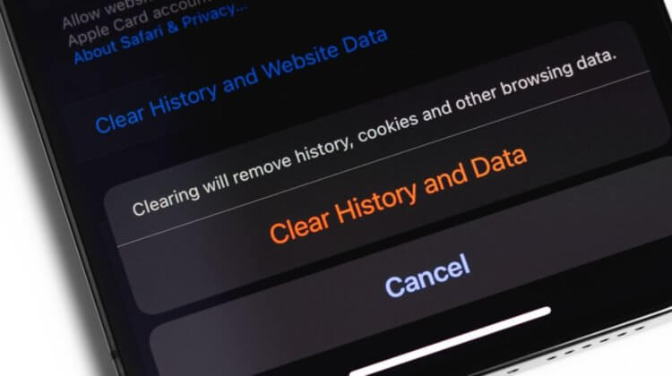 Как скрыть историю поиска в Safari. Самые надежные способы защитить браузер на Айфоне от чужих глаз. Фото.
