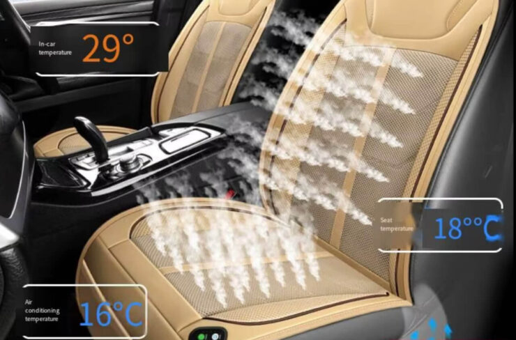 Чехол для сидений в авто с климат-контролем. Автообдув — лучшая функция этой накидки. Чехол для сидений в авто с климат-контролем. Автообдув — лучшая функция этой накидки. Фото.