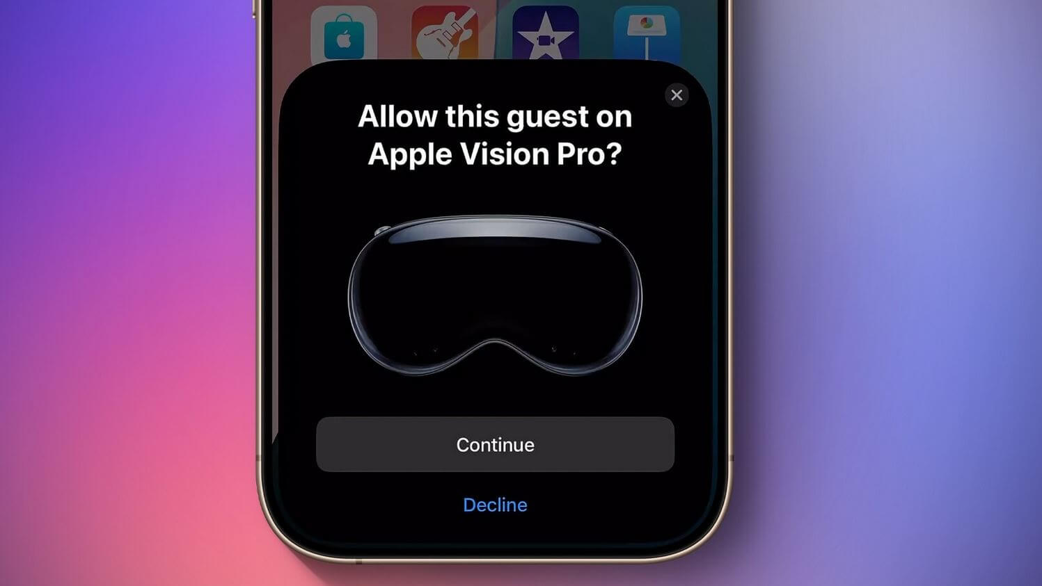 Новые функции iOS 18.4. Новое приложение Vision Pro позволяет запускать гостевой режим для очков. Фото: 9to5mac. Новые функции iOS 18.4. Новое приложение Vision Pro позволяет запускать гостевой режим для очков. Фото: 9to5mac. Фото.