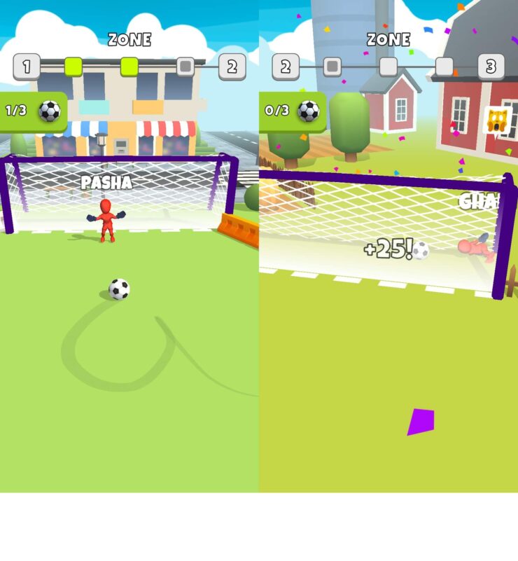 Crazy Kick — футбол на телефон. Без футбола в подборке было никуда/caption] После бильярда можно немного поиграть в футбол. В игре Crazy Kick вам предстоит погрузиться в очень необычный геймплей. Вы будете управлять мячом, а команда соперников должна не позволить вам забить его в ворота. Для этого вы можете уворачиваться от ударов противников, возвращаться назад и даже резко менять траекторию.  ❗️ПОДПИСЫВАЙСЯ НА ТЕЛЕГРАМ-КАНАЛ СУНДУК АЛИБАБЫ. ТАМ КАЖДЫЙ ДЕНЬ ВЫХОДЯТ ПОДБОРКИ САМЫХ ЛУЧШИХ ТОВАРОВ С АЛИЭКСПРЕСС Самое крутое, что управлять всем происходящим вам придется, просто двигая палец по экрану iPhone. Куда вы его направите, туда покатится и мяч. Здорово, что в подобных играх разработчики стараются избавиться от лишних джойстиков и экранных кнопок. Они портят восприятие и иногда даже путают. Кстати, с каждым уровнем забить мяч в ворота будет всё сложнее. Количество соперников увеличится, и играть они будут гораздо агрессивнее.  Скачать Crazy Kick Bowling Club — боулинг на телефон [caption id="attachment_532329" align="alignnone" width="740"] Графика в игре просто отличная. Фото.