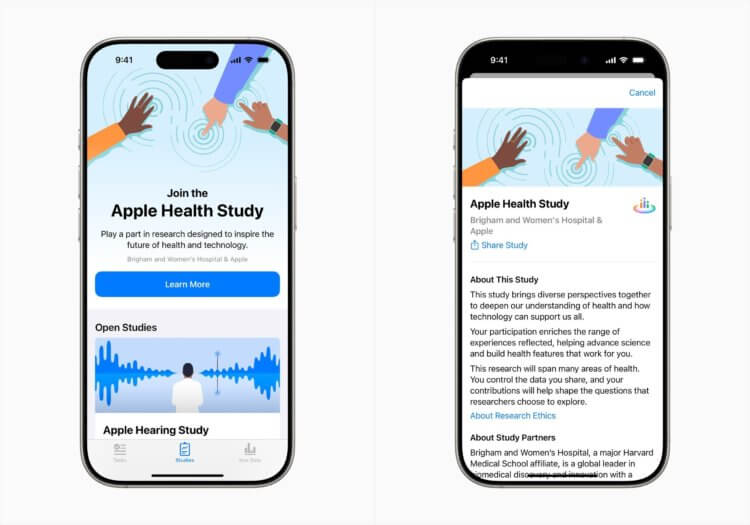Что за приложение Research от Apple. В исследовании будут участвовать даже AirPods. Фото: Apple. Что за приложение Research от Apple. В исследовании будут участвовать даже AirPods. Фото: Apple. Фото.