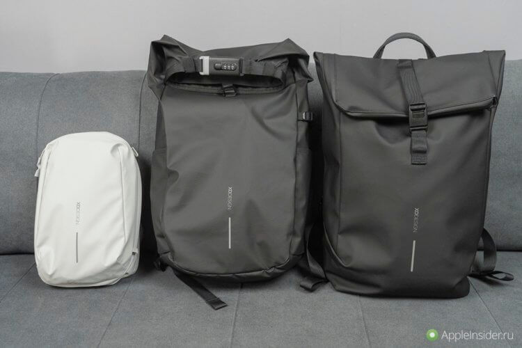 Новые рюкзаки XD Design оказались даже лучше, чем я думал. Обзор Urban Flap-top, Urban Roll-top и Urban Sling. Фото.