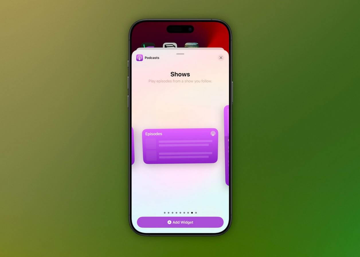 Что нового в iOS 18.4 beta 1. Виджеты подкастов стали информативнее — не нужно лишний раз переходить в приложение. Фото: 9to5mac. Что нового в iOS 18.4 beta 1. Виджеты подкастов стали информативнее — не нужно лишний раз переходить в приложение. Фото: 9to5mac. Фото.
