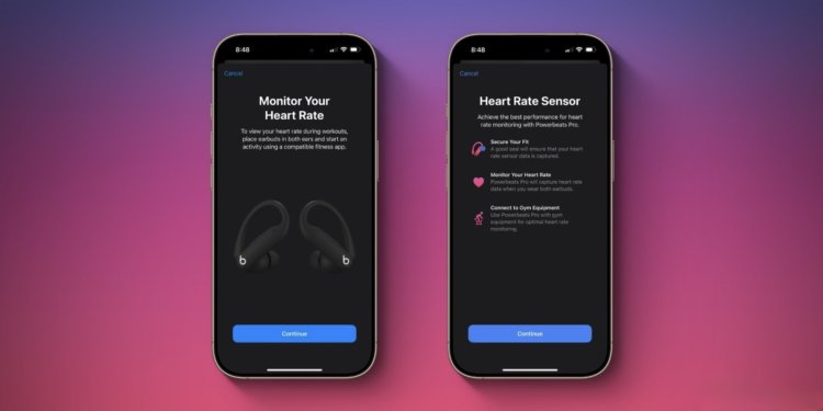 Наушники с пульсометром. Powerbeats Pro 2 умеют измерять пульс. Изображение: 9to5mac.com. Наушники с пульсометром. Powerbeats Pro 2 умеют измерять пульс. Изображение: 9to5mac.com. Фото.