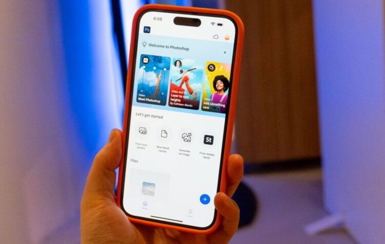 В App Store вышел настоящий Adobe Photoshop для iPhone. Как скачать его бесплатно в России. Фото.