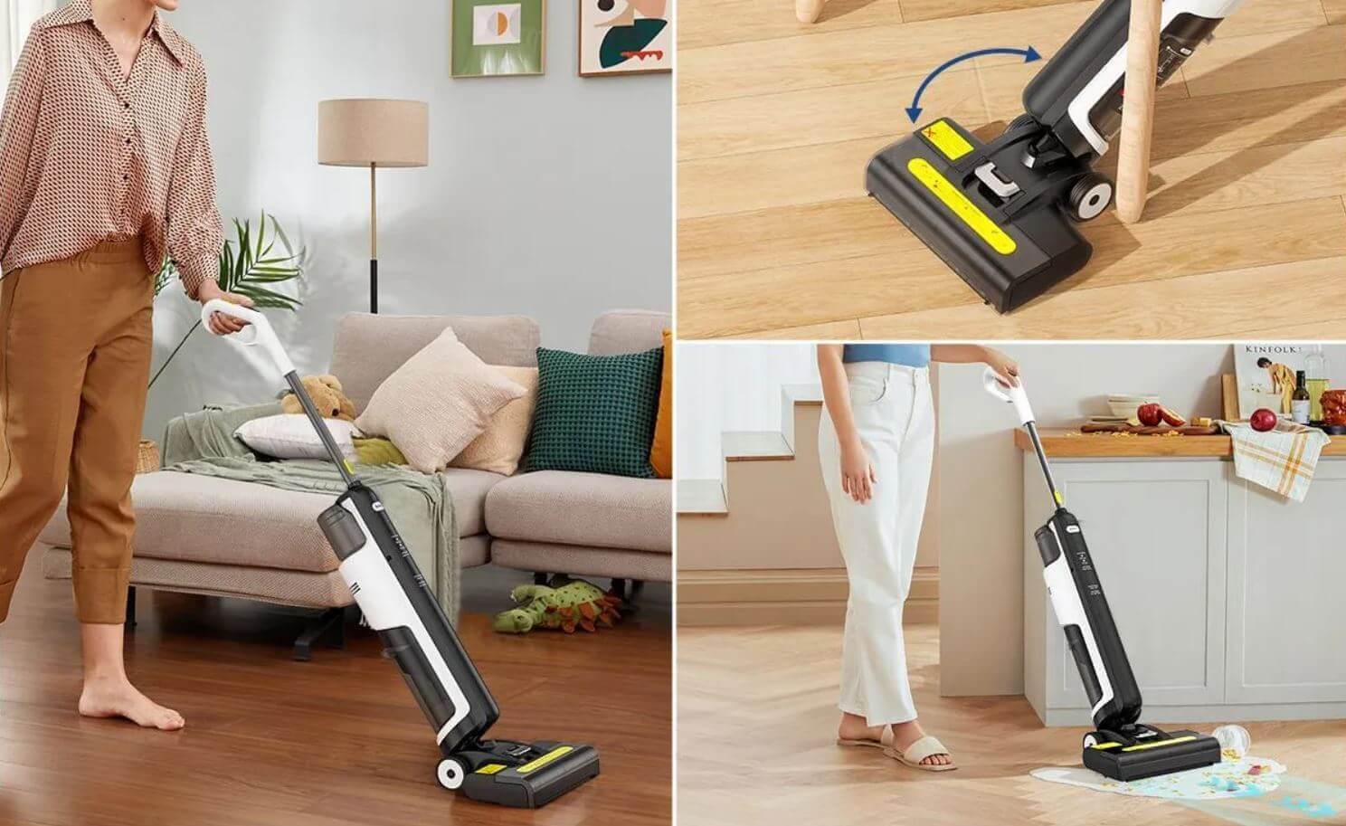 Легкий пылесос для дома. Небольшой вес позволит легко управляться с пылесосом даже детям и пожилым людям. Фото.