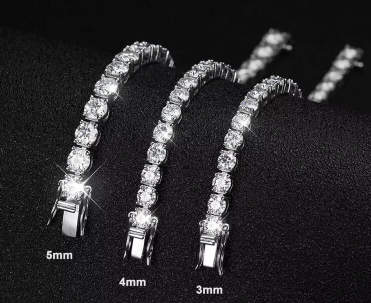 Серебряный браслет Serenity 3 мм. Браслеты есть разных размеров. Фото.