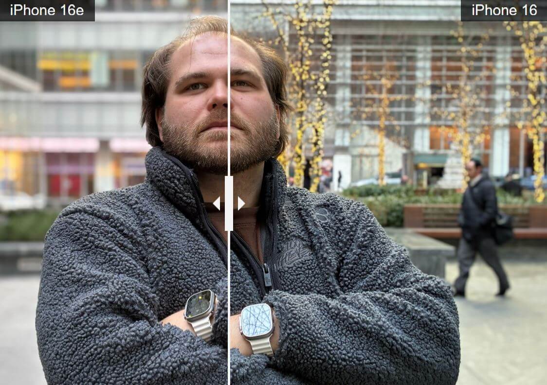 Какая камера в iPhone 16e. По части портретного режима iPhone 16e едва уступает iPhone 16. Фото: tomsguide.com. Какая камера в iPhone 16e. По части портретного режима iPhone 16e едва уступает iPhone 16. Фото: tomsguide.com. Фото.