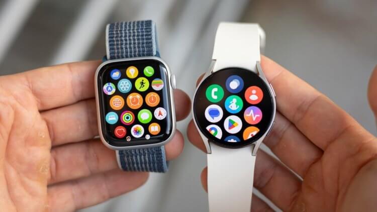 Какие смарт-часы купить. На фоне других смарт-часов Apple Watch выглядят так себе. Изображение: dzen.ru. Фото.