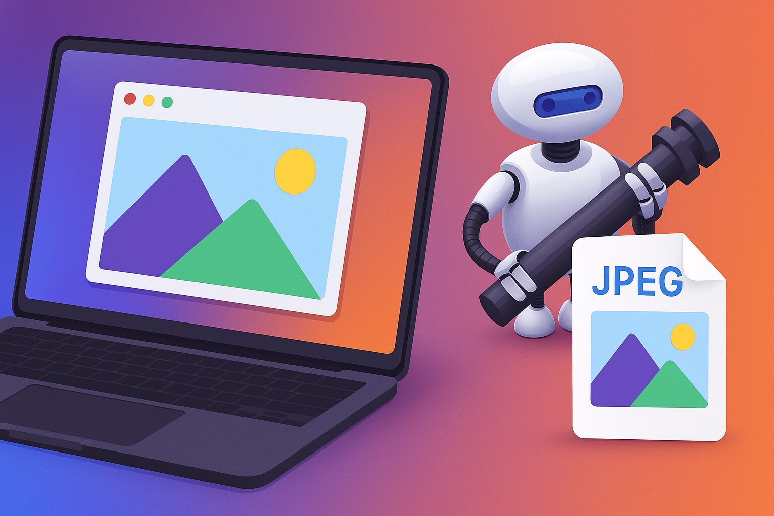 Как быстро поменять формат изображения на компьютере Mac с помощью приложения Automator. Фото.