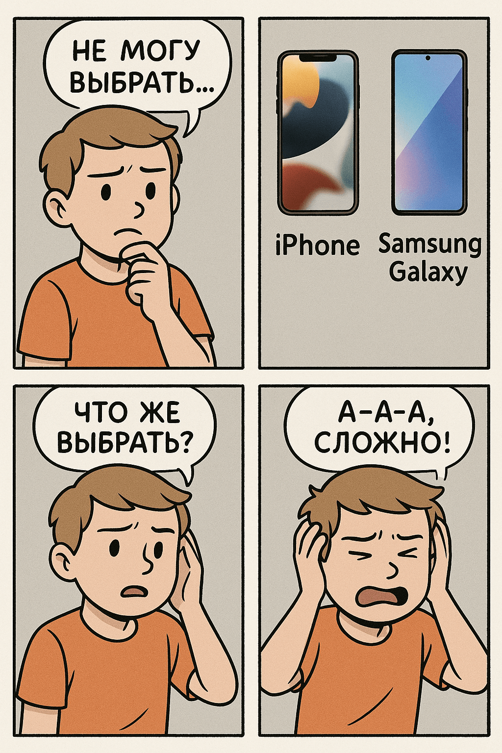 Комикс с помощью нейросети. Наконец-то нейросеть отлично справляется с надписями. Фото.