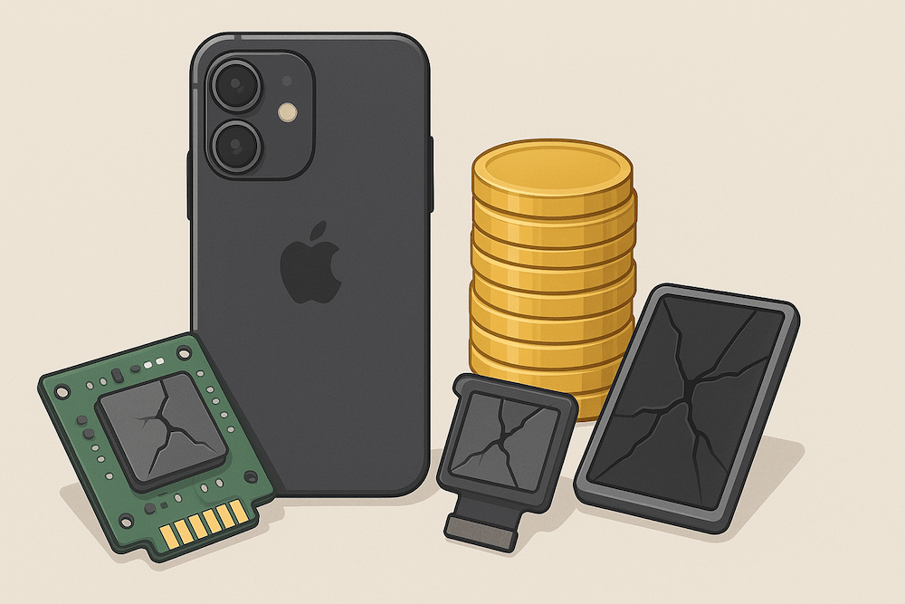 Как Apple зарабатывает на бракованных компонентах для iPhone, iPad и Mac. Фото.