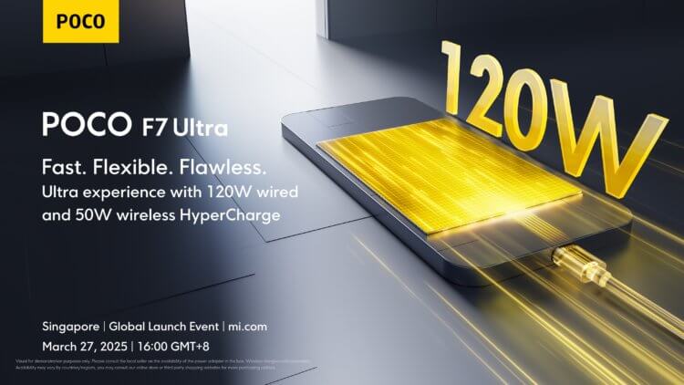 Самый мощный POCO. В POCO F7 Ultra используется реально быстрая зарядка. Самый мощный POCO. В POCO F7 Ultra используется реально быстрая зарядка. Фото.