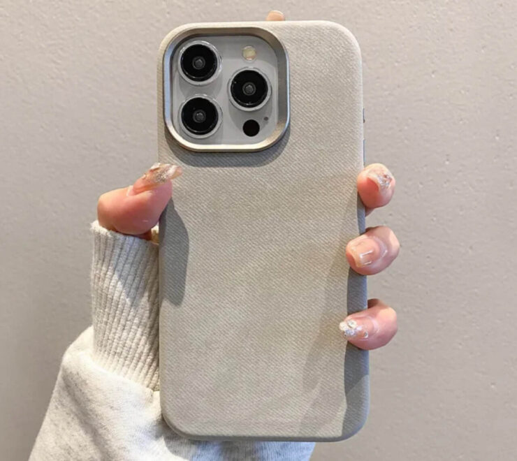 Чехол с MagSafe из фланели для iPhone. Такой чехол будет очень долговечным. Фото.