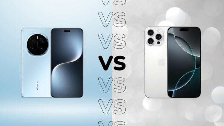 Сравнение Honor Magic 7 Pro и iPhone 16 Pro Max. Чей флагман круче: Apple или Honor. Какой смартфон лучше: Honor Magic 7 Pro или iPhone 16 Pro Max. Изображение: trustedreviews.com. Сравнение Honor Magic 7 Pro и iPhone 16 Pro Max. Чей флагман круче: Apple или Honor. Какой смартфон лучше: Honor Magic 7 Pro или iPhone 16 Pro Max. Изображение: trustedreviews.com. Фото.