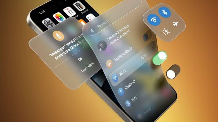 Новый дизайн iOS 19. Хотите больше прозрачных элементов на iPhone? Изображение: macrumors.com. Новый дизайн iOS 19. Хотите больше прозрачных элементов на iPhone? Изображение: macrumors.com. Фото.