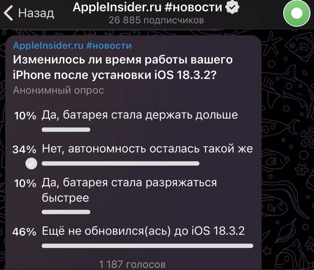 Стоит ли устанавливать iOS 18.3.2. Наши читатели рассказали, как обновление повлияло на их Айфоны. Стоит ли устанавливать iOS 18.3.2. Наши читатели рассказали, как обновление повлияло на их Айфоны. Фото.
