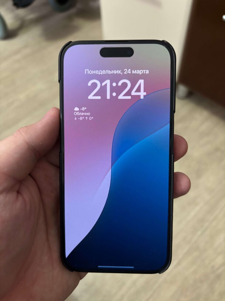Как настроить Always On Display на iPhone. Не поверите, но вот так выглядит стандартный AOD на iPhone. Фото.