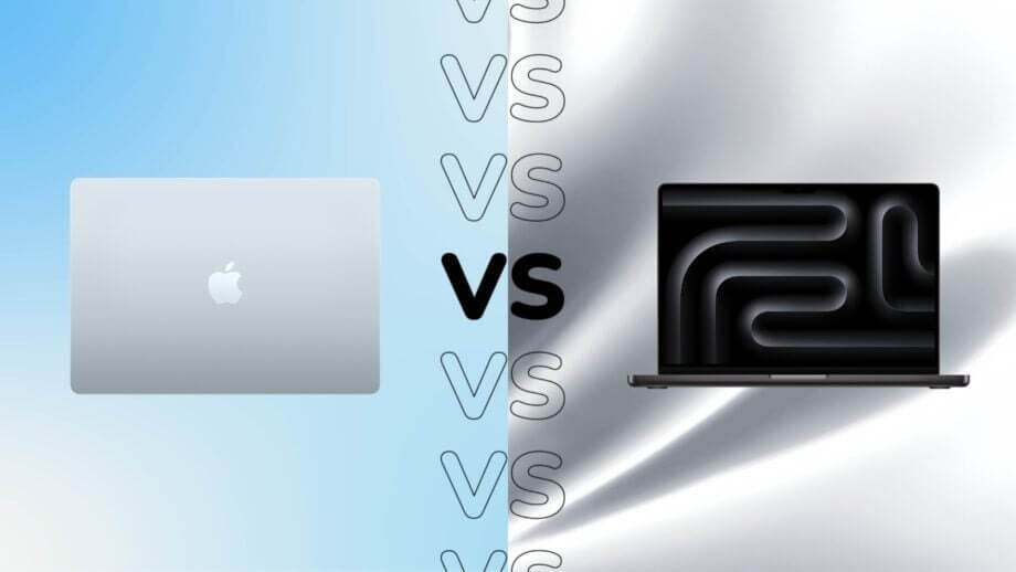 Какой ноутбук Apple выбрать: MacBook Air M4 или MacBook Pro M4. Фото.