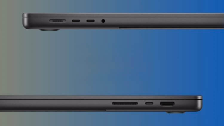 Отличия MacBook Air и MacBook Pro. Разъемов в MacBook Pro M4 больше. Изображение: imore.com. Отличия MacBook Air и MacBook Pro. Разъемов в MacBook Pro M4 больше. Изображение: imore.com. Фото.