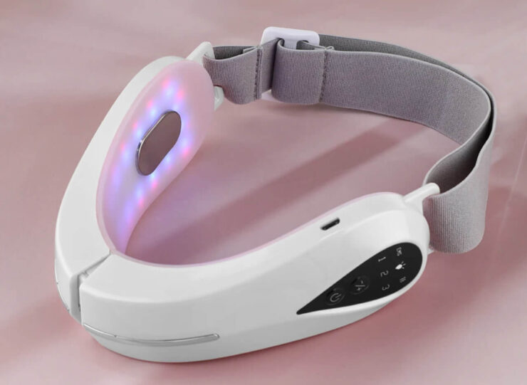 Аппарат для лифтинга лица. Эта штука поможет избавиться от второго подбородка. Фото.