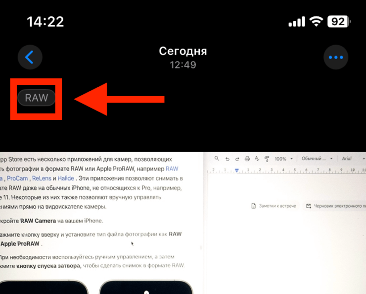 Как включить RAW на Айфоне. Формат отображается в левом углу фотографии. Как включить RAW на Айфоне. Формат отображается в левом углу фотографии. Фото.