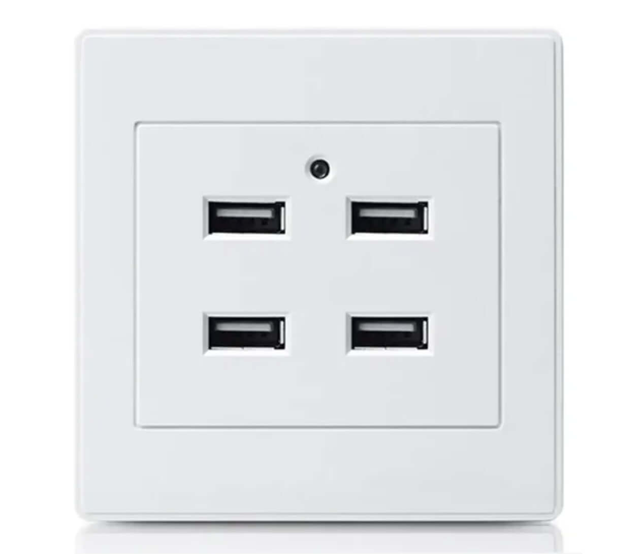 Встраиваемая USB-розетка. Розетка только с USB. Как вам?. Фото.