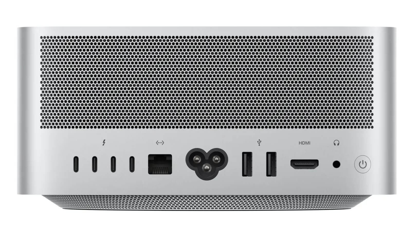 Как выглядит Mac Studio. У Mac Studio стало чуть больше портов Thunderbolt 5. Как выглядит Mac Studio. У Mac Studio стало чуть больше портов Thunderbolt 5. Фото.