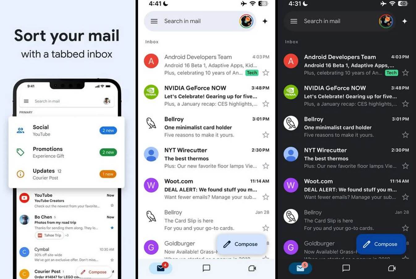 Google обновила дизайн Gmail для iPhone. Смотри, как теперь выглядит почта для iOS. Изменения незначительные, но очень приятные глазу. Фото: 9to5google.com. Google обновила дизайн Gmail для iPhone. Смотри, как теперь выглядит почта для iOS. Изменения незначительные, но очень приятные глазу. Фото: 9to5google.com. Фото.