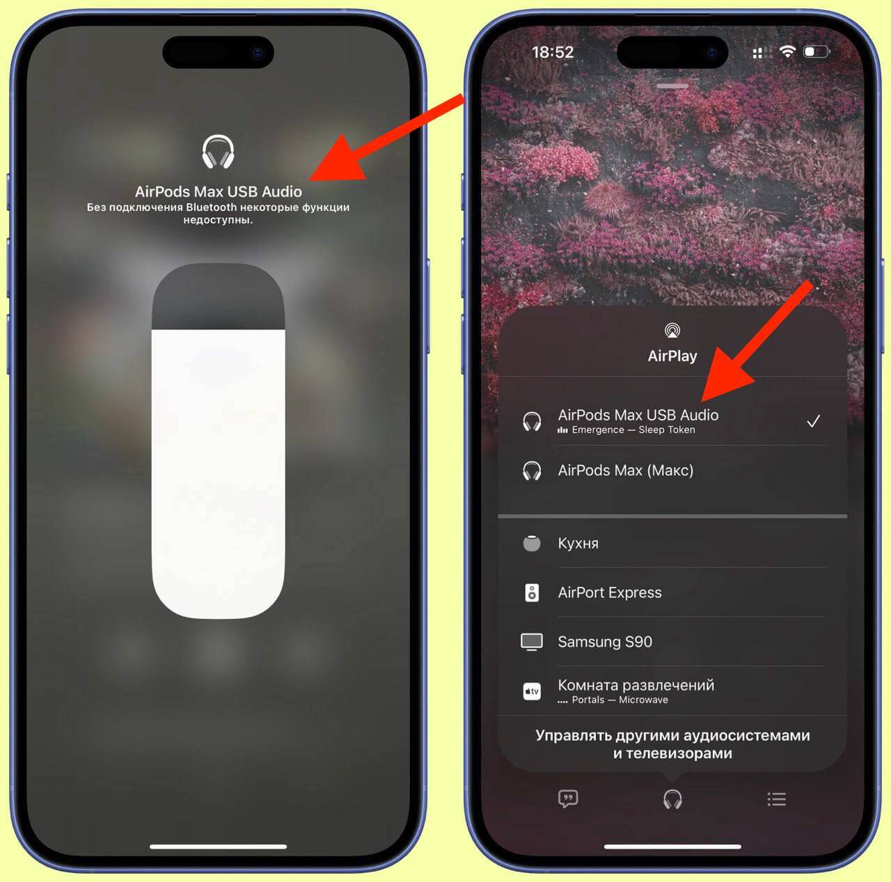 Lossless в AirPods Max. Убедитесь, что есть вот такая надпись. Изображение: BigGeek. Фото.