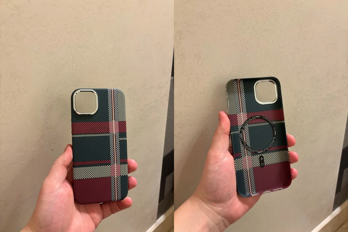 Чехол для iPhone. Один из вариантов чехлов. Выглядит стильно. Фото.