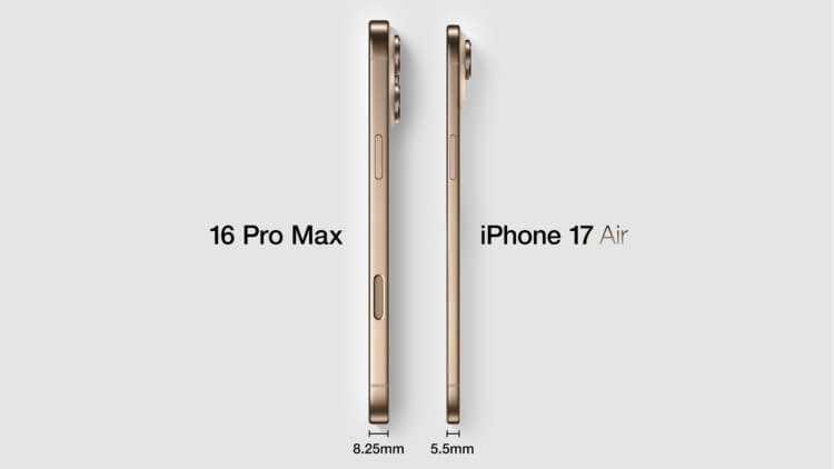 Новый Айфон 2025. iPhone 17 Air станет самым «худым» Айфоном в истории. Изображение: macrumors.com. Новый Айфон 2025. iPhone 17 Air станет самым «худым» Айфоном в истории. Изображение: macrumors.com. Фото.