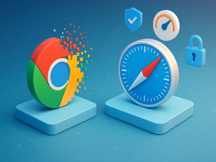 Правда или вымысел: Apple рекомендует удалить Google Chrome с iPhone, iPad и Mac и перейти на Safari. Фото.