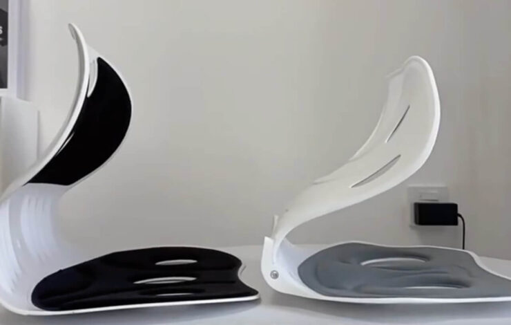 Корректор осанки. С этим корректором можно ровно сидеть даже на кровати без спинки. Фото.