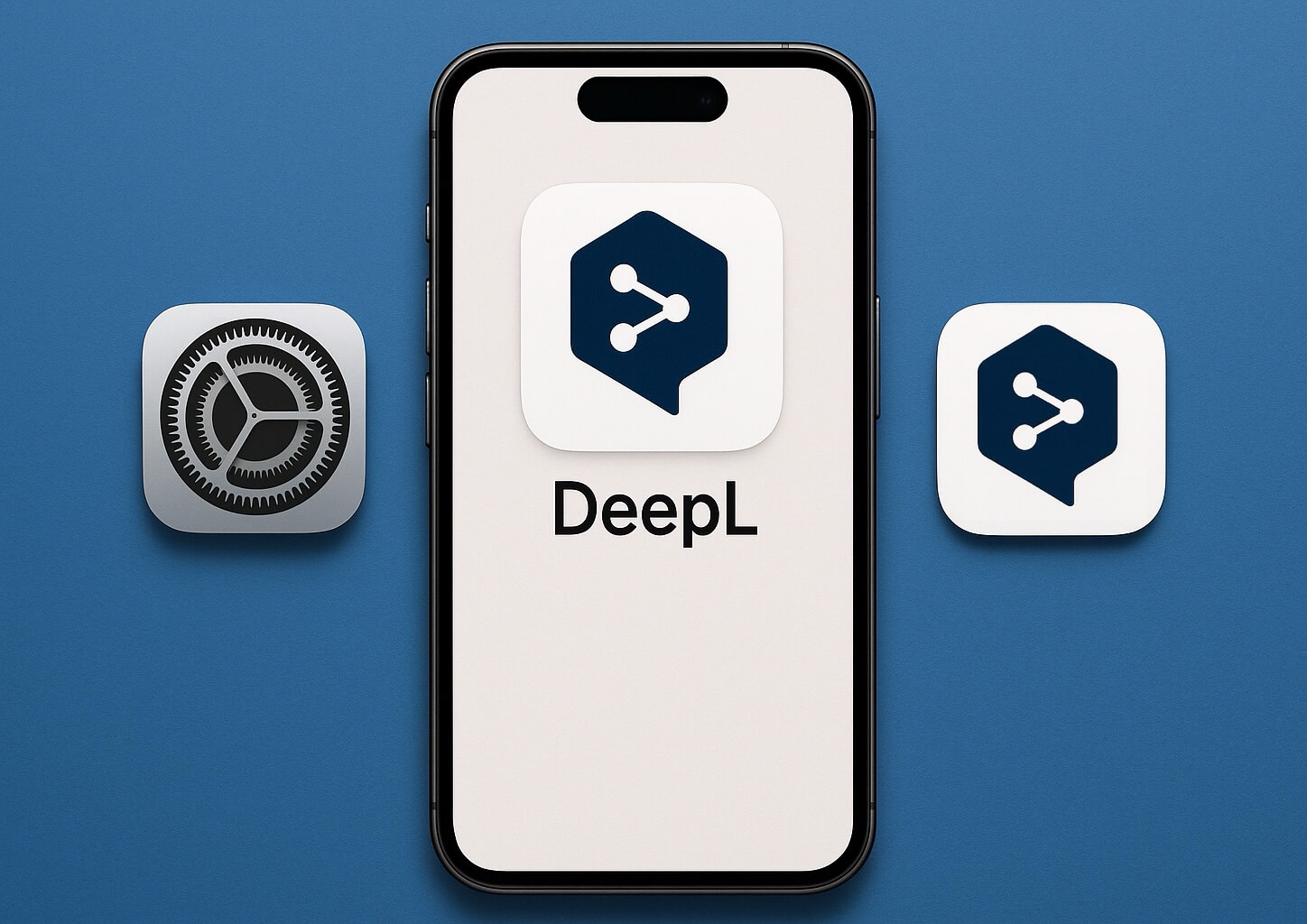 Как сделать DeepL переводчиком по умолчанию на iPhone. Фото.