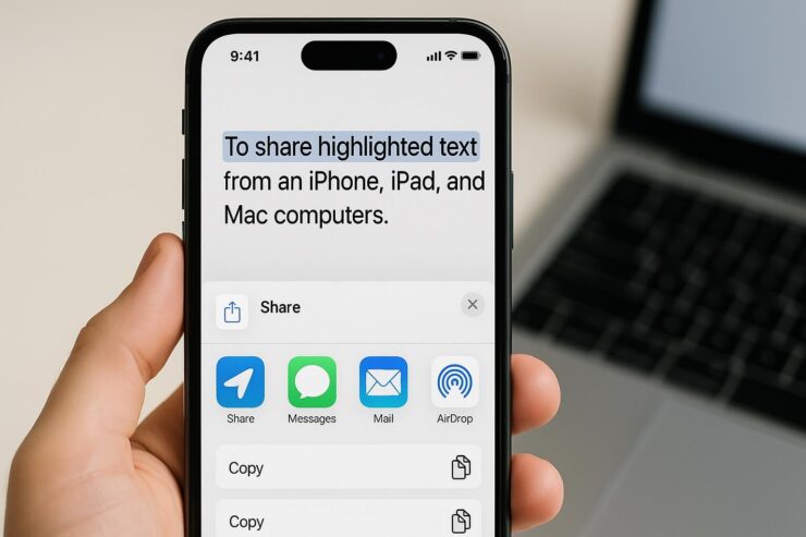 Как отправить ссылку на выделенную часть текста с iPhone, iPad или Mac. Создайте ссылку на выделенный текст в пару касаний. Как отправить ссылку на выделенную часть текста с iPhone, iPad или Mac. Создайте ссылку на выделенный текст в пару касаний. Фото.