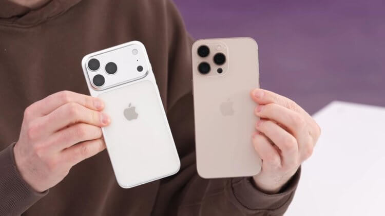 Камера в Айфон 17 Про. Вот так будут выглядеть объективы на iPhone 17 Pro по сравнению с iPhone 16 Pro. Изображение: Unbox Therapy. Камера в Айфон 17 Про. Вот так будут выглядеть объективы на iPhone 17 Pro по сравнению с iPhone 16 Pro. Изображение: Unbox Therapy. Фото.