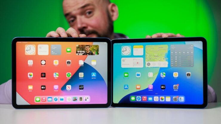 Размер экрана у iPad. iPad 10,9 и iPad 11. Угадайте, где какой. Изображение: phonearena.com. Фото.