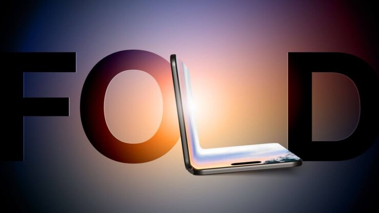 Складка на экране смартфона. Apple победила складку на внутреннем экране iPhone Fold. Изображение: macrumors.com. Фото.